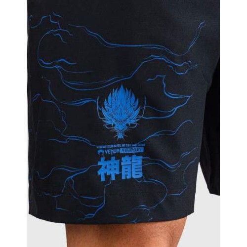 Venum Thunder Dragon treniruočių šortai – juoda/karališka mėlyna
