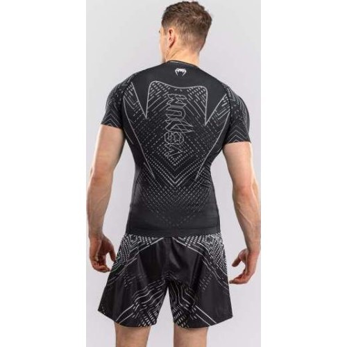 Venum Midnight Fury trumparankovis rashguardas – juoda/pilka/sidabrinė
