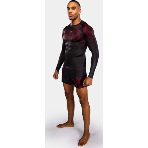 Venum Spectre ilgarankoviai rashguard marškinėliai – juoda/raudona