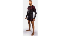 Venum Spectre ilgarankoviai rashguard marškinėliai – juoda/raudona