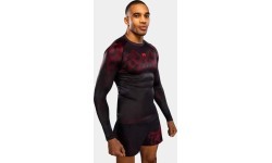 Venum Spectre ilgarankoviai rashguard marškinėliai – juoda/raudona