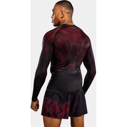 Venum Spectre Long Sleeve Rashguard - Black/Red