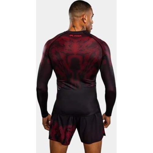 Venum Spectre Long Sleeve Rashguard - Black/Red