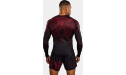 Venum Spectre ilgarankoviai rashguard marškinėliai – juoda/raudona