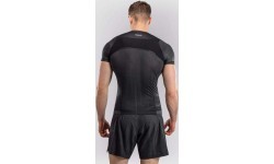 Venum Stealth Short Sleeve Rashguard - Black/White