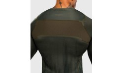 Venum Stealth Long Sleeve Rashguard - Khaki/Dark Green