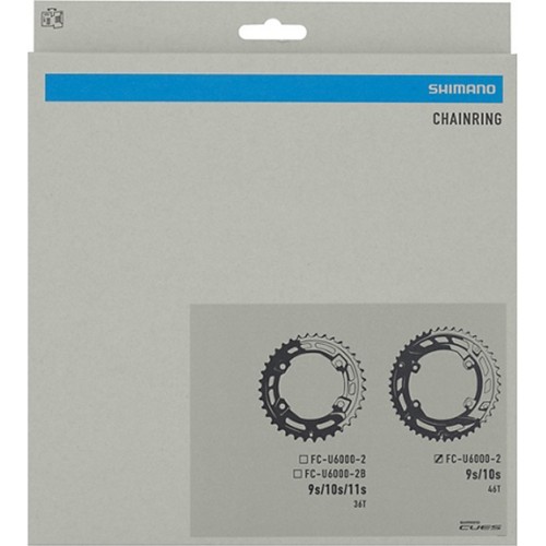 Front Chainring Shimano CUES FC-U6000-2, 46T, BCD 110 mm
