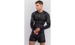 Гидромайка с длинным рукавом Venum Streamline, чёрно-золотая