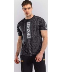 Футболка Karate Combat by Venum Dry-Tech – чёрно-серая