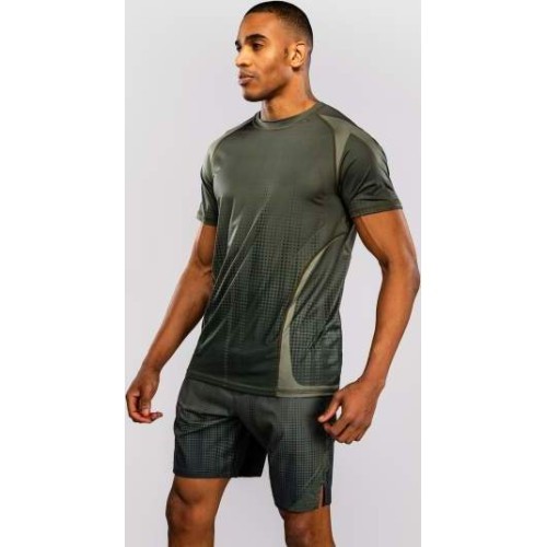 Футболка Venum Stealth Dry-Tech – хаки/тёмно-зелёный