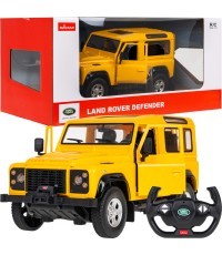 R/C car Land Rover Defender 1:14 RASTAR Yellow