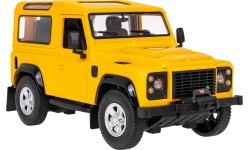 Nuotolinio valdymo automobilis Land Rover Defender 1:14 RASTAR geltonas