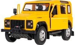 Nuotolinio valdymo automobilis Land Rover Defender 1:14 RASTAR geltonas
