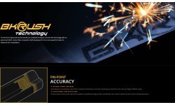 Biliardo lazdos viršutinė dalis Predator Revo BK Rush, Uni-Loc