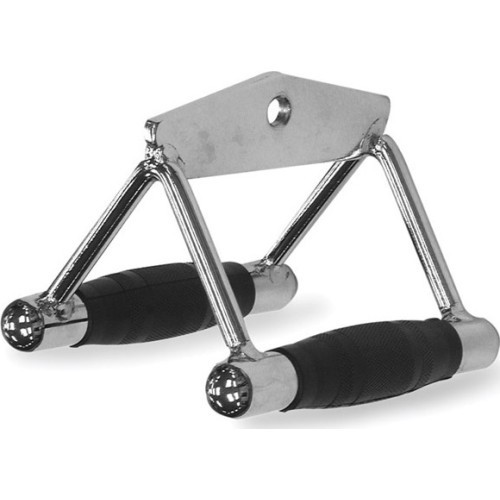 Rubber-Coated Double Grip for Cable Rows inSPORTline