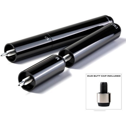 Kijo prailginimas Cuetec Duo su adapteriu, metalizuota juoda
