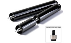 Kijo prailginimas Cuetec Duo su adapteriu, metalizuota juoda