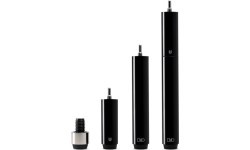 Kijo prailginimas Cuetec Duo su adapteriu, metalizuota juoda