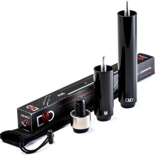 Cue Extension, Cuetec Duo Extensions, incl. adapter, metallic-black