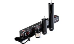 Kijo prailginimas Cuetec Duo su adapteriu, metalizuota juoda