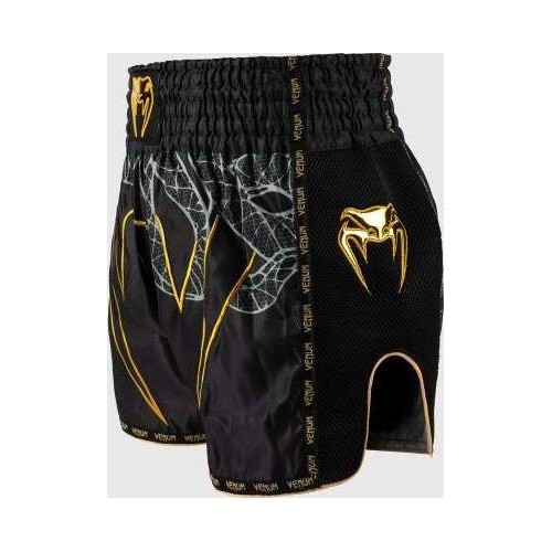 Шорты Muay Thai Venum Serpenti - черный/серебристый/золотой