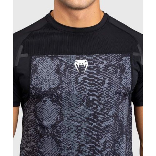 Venum G-Fit Scales Dry-Tech T-Shirt - Black/ Charcoal Grey