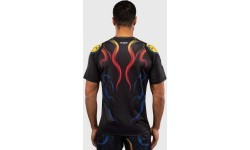 Marškinėliai Venum x TEKKEN 8 Dry-Tech Yoshimitsu, juodi/oranžiniai