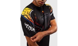 Футболка Venum x TEKKEN 8 Dry-Tech Yoshimitsu, чёрно-оранжевая