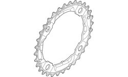 Передняя звезда FC-M532 36T Deore