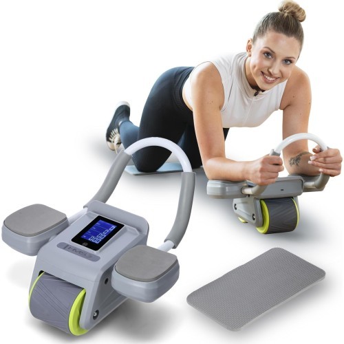 KA08 GRAY AB WHEEL FOR EXERCISING ABS MUSCLES HMS