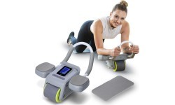 KA08 GRAY AB WHEEL FOR EXERCISING ABS MUSCLES HMS