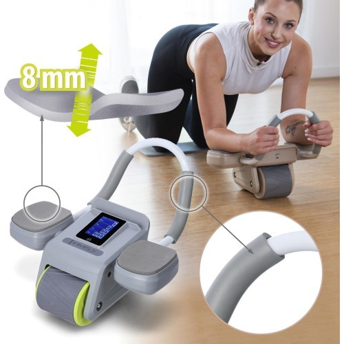 KA08 GRAY AB WHEEL FOR EXERCISING ABS MUSCLES HMS