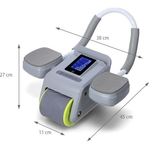 KA08 GRAY AB WHEEL FOR EXERCISING ABS MUSCLES HMS