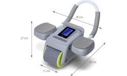 KA08 GRAY AB WHEEL FOR EXERCISING ABS MUSCLES HMS