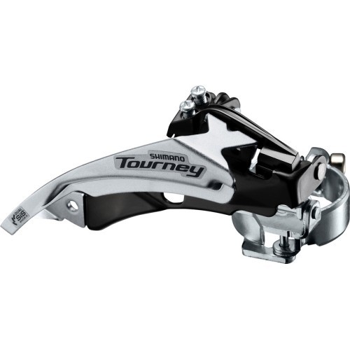 Передний переключатель Shimano Tourney FD-TY510-TS6, 3x6/7 скоростей, Dual Pull, 34,9 / 31,8 / 28,6 мм, 48T
