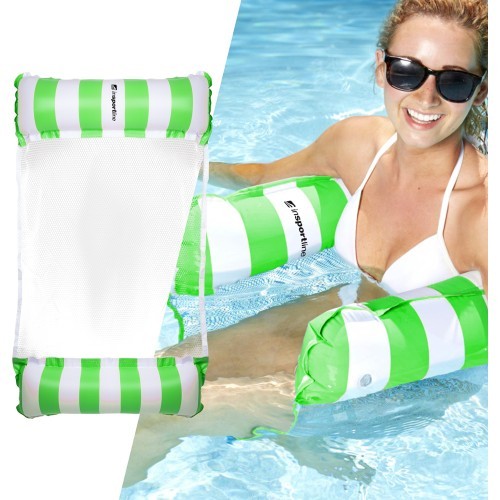 Inflatable Pool Lounger inSPORTline WaveBed - Green