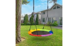Sodo sūpynės gandro lizdas 100 cm spalvotos ECOTOYS