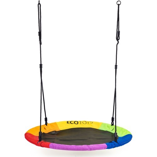 Garden swing stork's nest 100cm colorful ECOTOYS