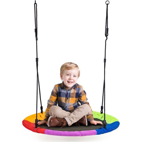 Garden swing stork's nest 100cm colorful ECOTOYS