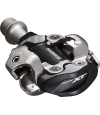 SHIMANO XT M8100 pedals with cleats, black