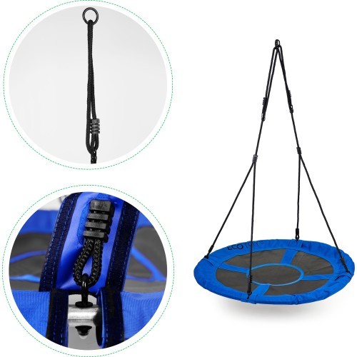 Garden swing stork's nest 100cm blue ECOTOYS