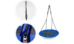 Garden swing stork's nest 100cm blue ECOTOYS
