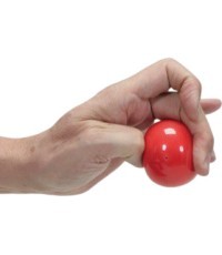 Kamuoliukas plaštakos mankštai Freeball Maxi 5,5 cm - Geltona
