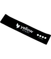 Juoda treniruočių guma-kilpa YellowLoop