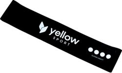 Juoda treniruočių guma-kilpa YellowLoop
