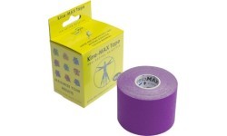 Violetinės spalvos kinezioteipas Kine-MAX Super Pro Cotton