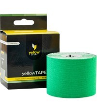 Зелёный кинезио тейп YellowTape