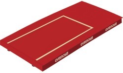 Nusileidimo zona dvigubam mini batutui (6 x 3 x 0,3 m) (naudota)