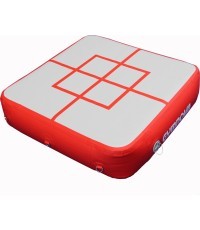 3D pripučiamas kvadratinis atsispyrimo modulis gimnastikai – 95 x 95 x 20 cm