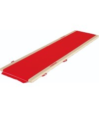 Sulankstomas gimnastikos takelis su šoninėmis tvirtinimo juostomis 400 x 100 x 5 cm